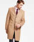ფოტო #4 პროდუქტის Men's Classic Fit Luxury Wool Cashmere Blend Overcoats