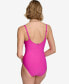 ფოტო #2 პროდუქტის Twist-Front Tummy-Control One-Piece Swimsuit, Created for Macy's