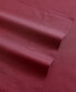 Solid Cotton Percale 4 Piece Sheet Set, Queen