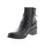 Фото #4 товара Miz Mooz Fernando 226242 Womens Black Leather Ankle & Booties Boots 6