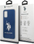 Фото #8 товара Чехол для смартфона U.S. Polo Assn. Samsung Galaxy S20+ G985 гранатовый/темно-синий Silicone Collection