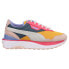 Фото #1 товара Puma Cruise Rider Candy Lace Up Womens Yellow Sneakers Casual Shoes 38746003