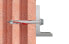 Фото #5 товара fischer 562153 - Expansion anchor - Concrete - Gypsum block - Masonry - Nylon - Grey - Zinc plated steel - Torx