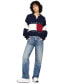 ფოტო #4 პროდუქტის Women's Collared Logo Flag Rugby Sweater