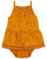Baby Pineapple Bodysuit Dress 18M