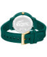 Фото #3 товара Часы и аксессуары Lacoste женские L.12.12 Силиконовый ремешок Зеленые 38мм