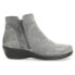 Фото #1 товара Propet Waverly Wedge Booties Womens Grey Casual Boots WFX085LGSU