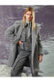 Фото #2 товара Пальто женское Koton Şahika Ercümen X - Пальто из меха реквизированного материала
