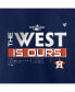ფოტო #6 პროდუქტის Men's Navy Houston Astros 2022 AL West Division Champions Locker Room T-shirt