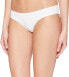 Skin 167915 Womens Venus Low rise Brazilian Panties Solid White Size Small