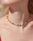 18k Gold-Plated Multicolor Mixed Stone 16" Tennis Necklace, Created for Macy's
