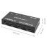 HDMI switch Qoltec 51796 Black