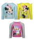 Toddler Girls Minnie Mouse Daisy Duck 3 Pack T-Shirts Toddler|Child