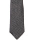 Canali Grey Print Silk Tie Men's Grey Os