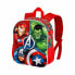 Школьный рюкзак 3D The Avengers Karactermania Красный 26 x 11 x 31 cm