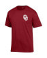 Men's Crimson Oklahoma Sooners Stack 2-Hit T-shirt