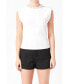 Фото #1 товара Women's Elevated Knit Top with Embellished Neckline