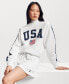 ფოტო #4 პროდუქტის Women's Team USA Terry Drawstring Shorts