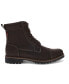 Men's Wyatt Faux Leather Lace-Up Boots