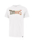 ფოტო #2 პროდუქტის 47 Men's White Tennessee Titans Flag Script Franklin T-Shirt