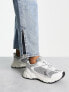 Фото #7 товара Steve Madden Standout multi panel chunky trainers in white and silver