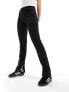 Фото #3 товара Monki tailored cigarette trousers with split hem in black