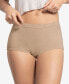 3-Pack Comfy Boyshort Panties in Stretch Cotton 12634X3