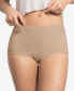 Фото #3 товара Трусы удобные Leonisa 3-Pack Comfy Boyshort в растяжимой хлопковой ткани 12634X3