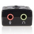 StarTech.com Virtual 7.1 USB Stereo Audio Adapter External Sound Card - 7.1 channels - USB