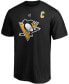 Men's Sidney Crosby Pittsburgh Penguins Team Authentic Stack T-Shirt Черный, L - фото #2