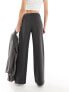 Фото #5 товара Object tailored wide leg trouser co-ord in grey