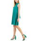 ფოტო #5 პროდუქტის Women's Mock-Neck Sleeveless A-Line Dress