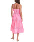 Ocean Drive Gauze Maxi Dress Women's Pink L