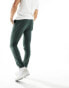 ASOS DESIGN smart skinny joggers in green