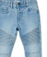 Фото #3 товара Big Boys Skinny Fit Stretch Denim Moto Jeans