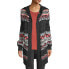 No Boundaries Juniors' Tribal-Inspired Open Front Cardigan size XS (1)