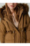 Фото #50 товара Пальто Koton Hooded Faux Fur Belted Zipper Koat