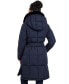 ფოტო #2 პროდუქტის Women's Faux-Fur-Collar Belted Puffer Coat, Created for Macy's