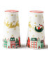 Фото #1 товара Christmas In The Village Salt and Pepper Shaker, Set of 2