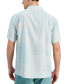 Фото #2 товара Men's Patchwork Geo-Print Resort Camp Shirt, Created for Macy's