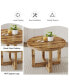 Фото #3 товара Circular Dining Table with MDF Top, 42"x42"x30"