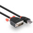 LINDY DisplayPort To dvi cable 0.5 m