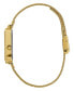 ფოტო #5 პროდუქტის Women's Gold-Tone Glitz Stainless Steel, Mesh Bracelet Watch, 34mm