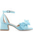 Фото #2 товара Women's Zevi Bow Detail Block Heel Sandals