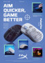 Kingston HyperX Pulsefire Haste - Wireless Gaming Mouse (Black) - Right-hand - Optical - RF Wireless + USB Type-A - 16000 DPI - Black