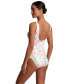 ფოტო #3 პროდუქტის Women's Ruffled Floral-Print One-Piece Swimsuit
