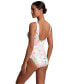 Women's Ruffled Floral-Print One-Piece Swimsuit