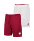ფოტო #3 პროდუქტის Men's White, Crimson Alabama Crimson Tide Wiggum Reversible Shorts