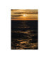 Фото #1 товара Kurt Shaffer Sunset on a Restless Lake 2 Canvas Art - 37" x 49"