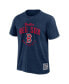 ფოტო #2 პროდუქტის Men's Navy New York Mets Cooperstown Collection Washed T-Shirt